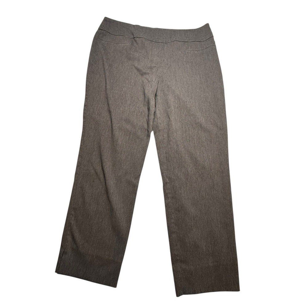 Renuar Gray Dress Pants Women 12 Straight Leg‎ Career Workwear Classic